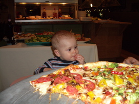 Colby's First Pizza